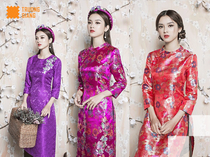 Áo dài lụa tơ tằm Việt Nam